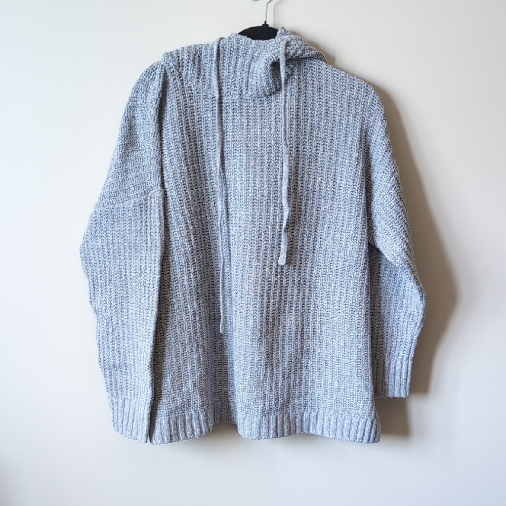 Old Navy Oversized Hooded Turtleneck Sweater Thick Knit